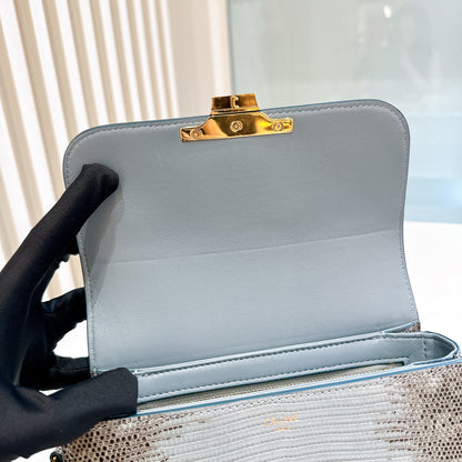 Celine Teen Triomphe Bag in Lizard