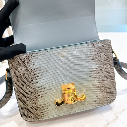Celine Teen Triomphe Bag in Lizard