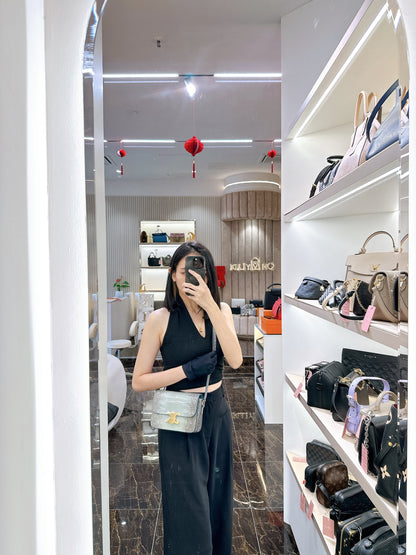 Celine Teen Triomphe Bag in Lizard
