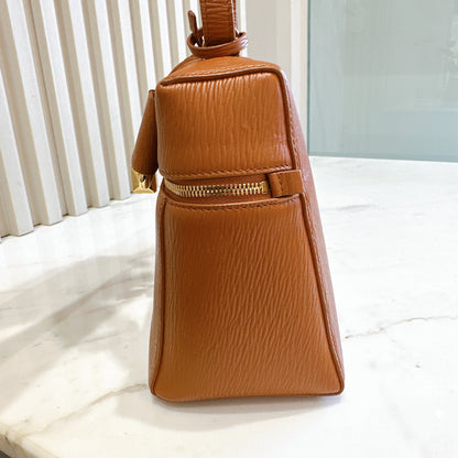 Loro Piana Extra Bag L27 OX Leather Warm Tan/Sun Gold
