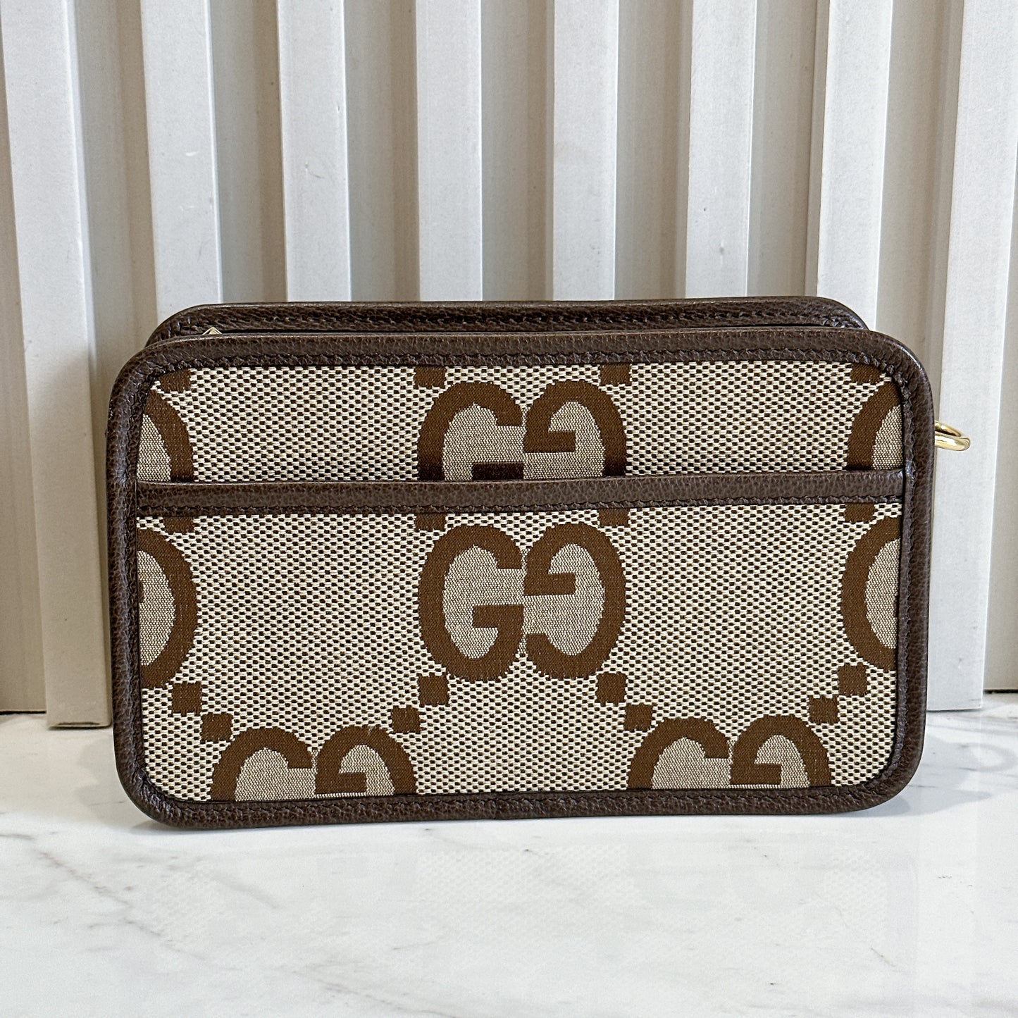 Gucci Jumbo GG Canvas Mini Crossbody Bag