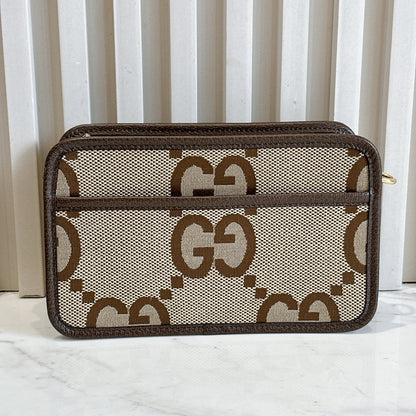 Gucci Jumbo GG Canvas Mini Crossbody Bag