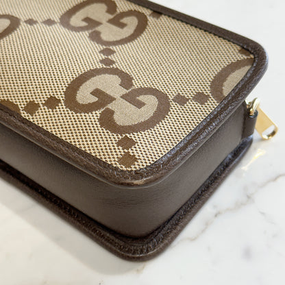 Gucci Jumbo GG Canvas Mini Crossbody Bag