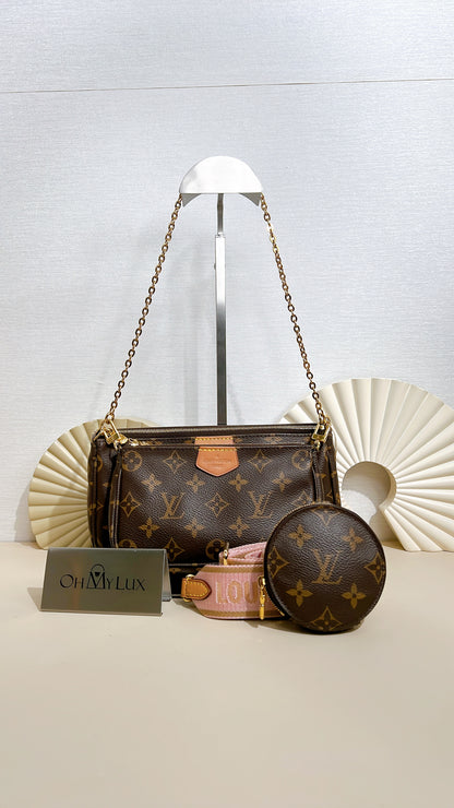 LV Multi Pochette in Pink