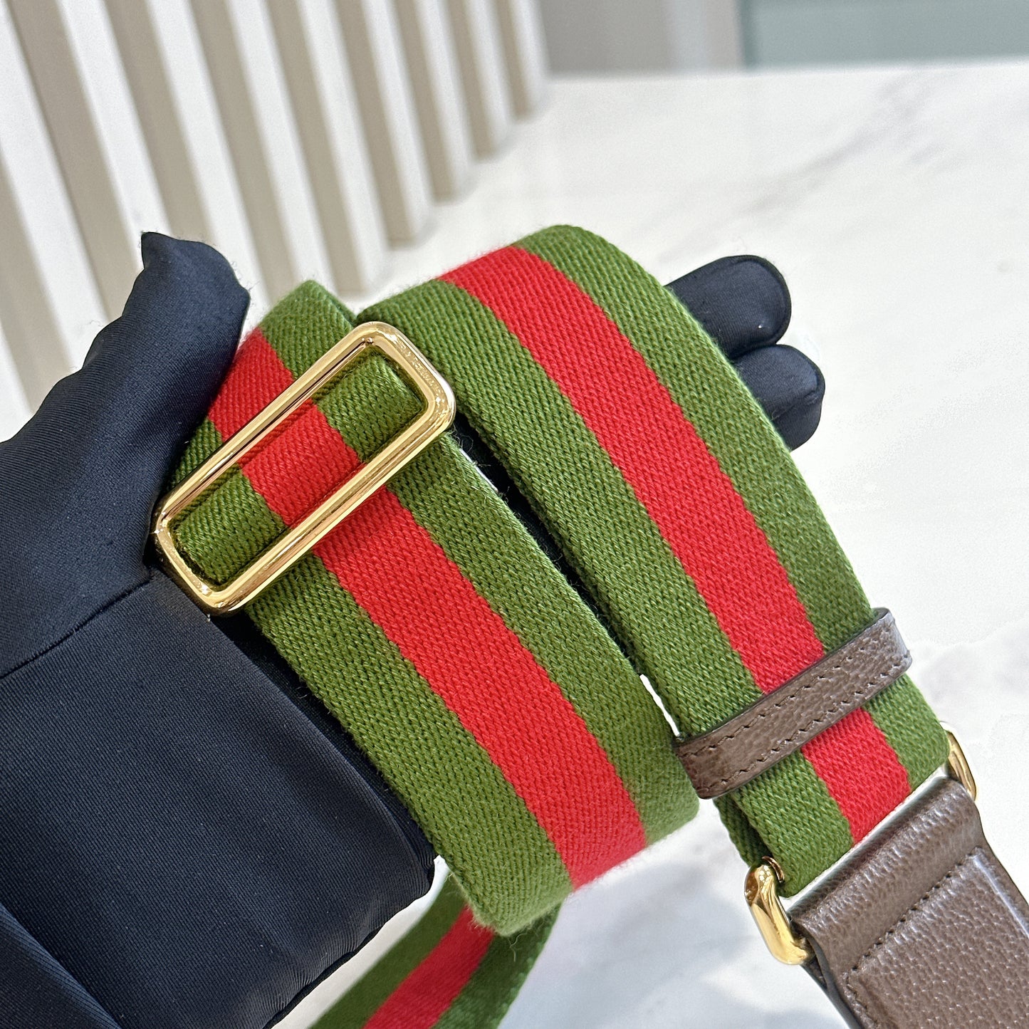 Gucci Jumbo GG Canvas Mini Crossbody Bag