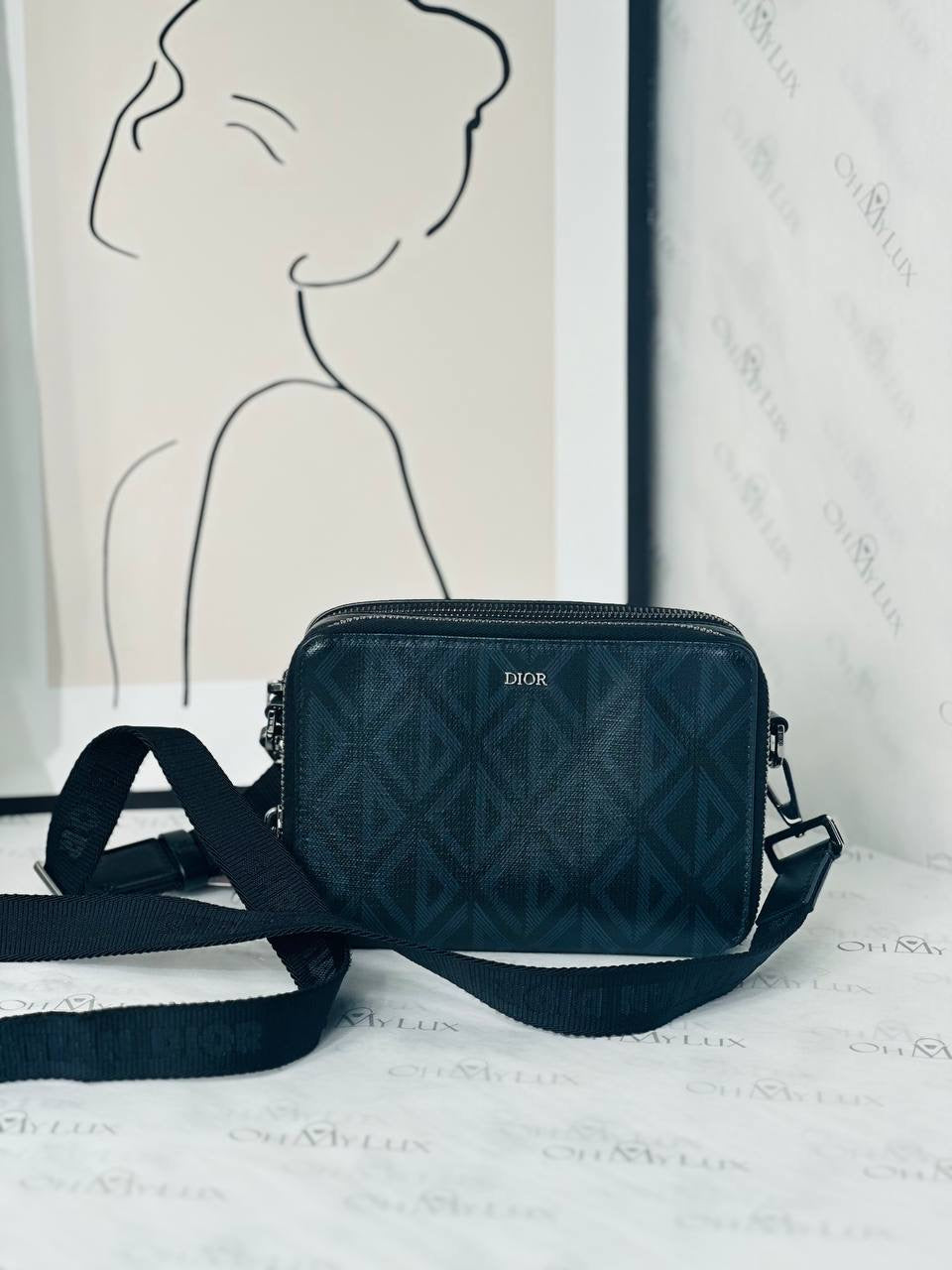 CD Diamond Pouch With Strap