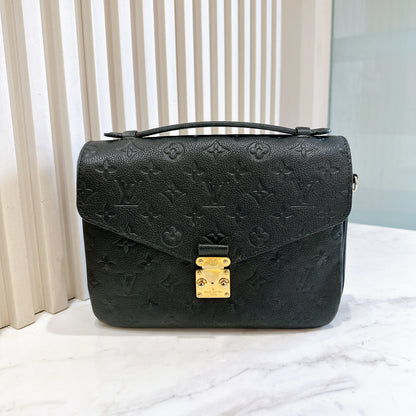 LV Metis in Black Empreinte Leather