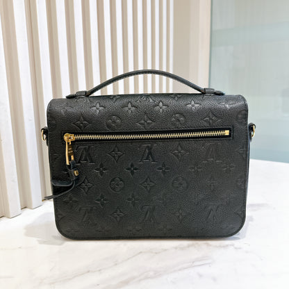 LV Metis in Black Empreinte Leather