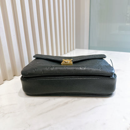 LV Metis in Black Empreinte Leather