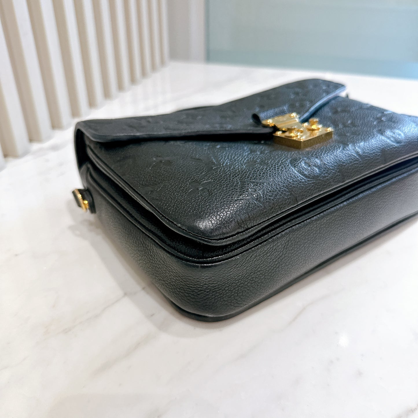LV Metis in Black Empreinte Leather