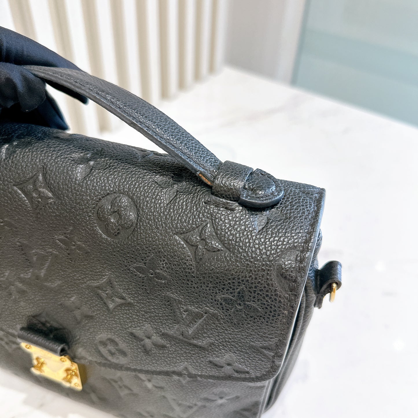 LV Metis in Black Empreinte Leather