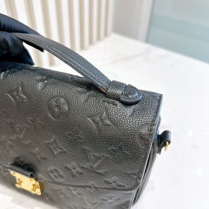 LV Metis in Black Empreinte Leather