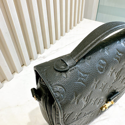 LV Metis in Black Empreinte Leather