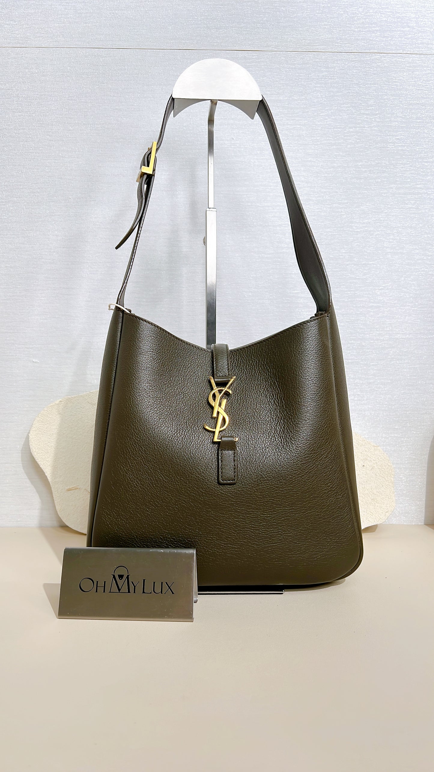 YSL  5 À 7 Small Bag in Green