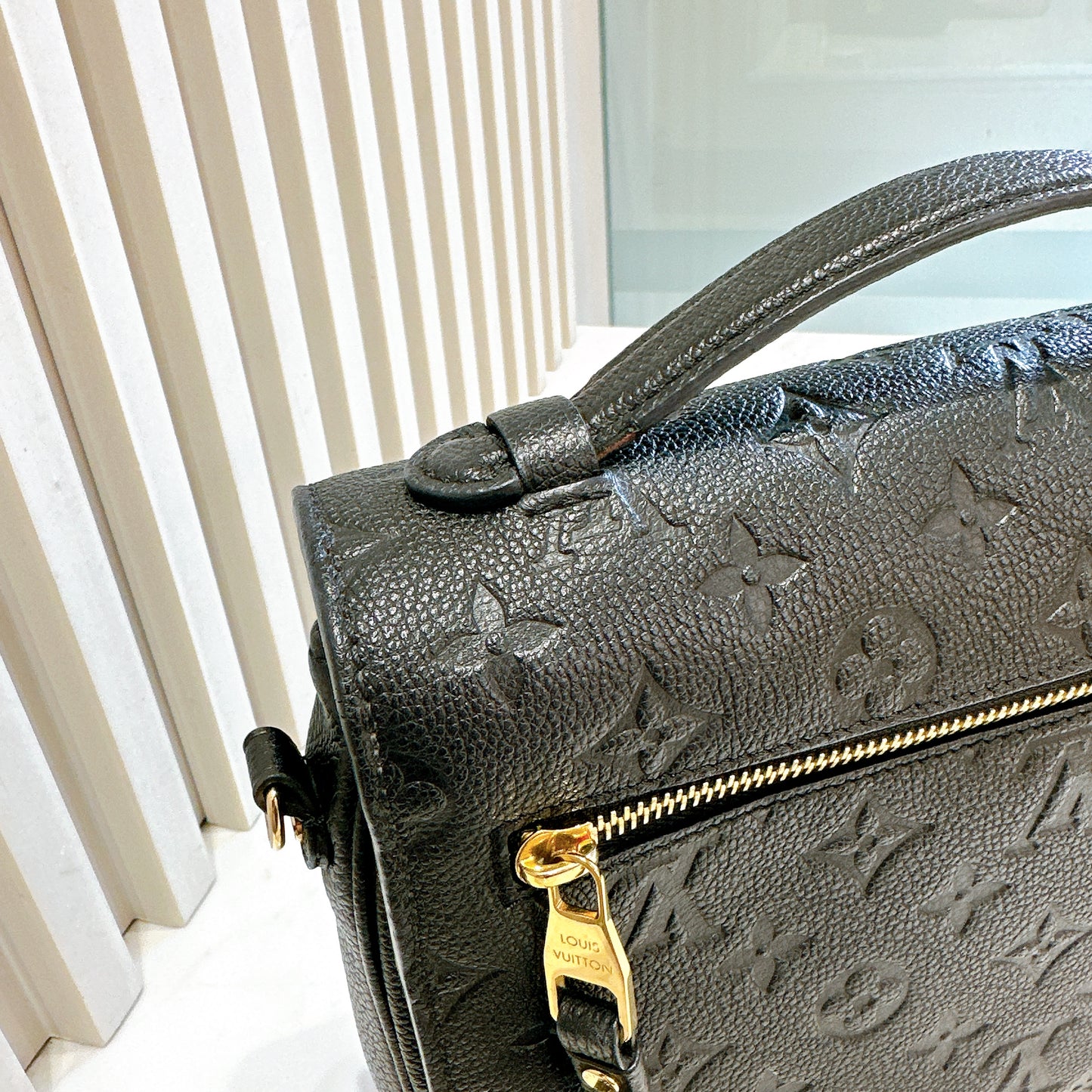 LV Metis in Black Empreinte Leather
