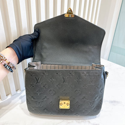 LV Metis in Black Empreinte Leather