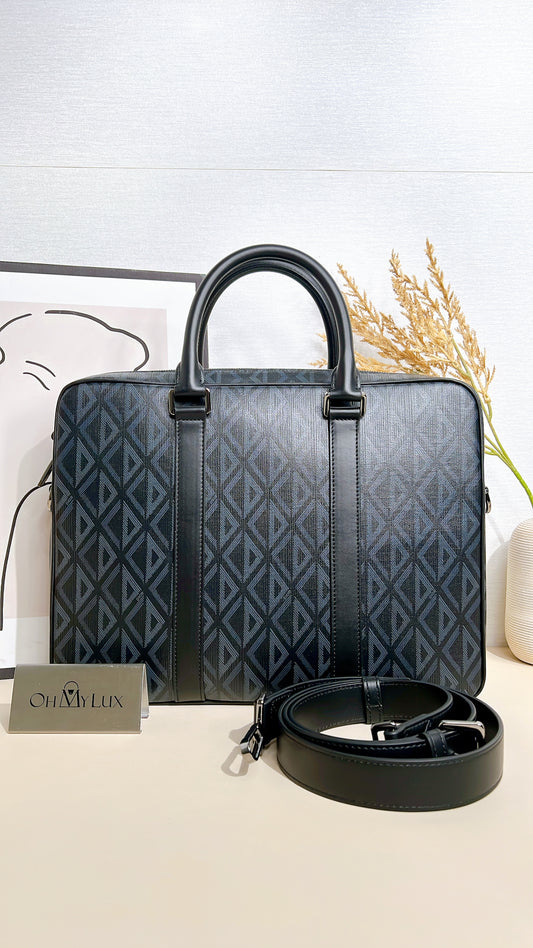 Dior CD Diamond Briefcase