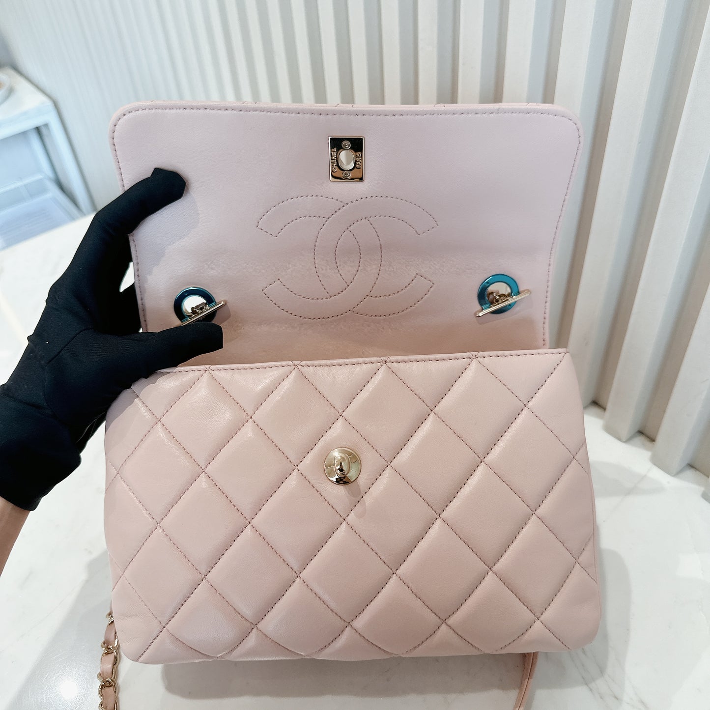 Chanel Trendy CC Top Handle Pink