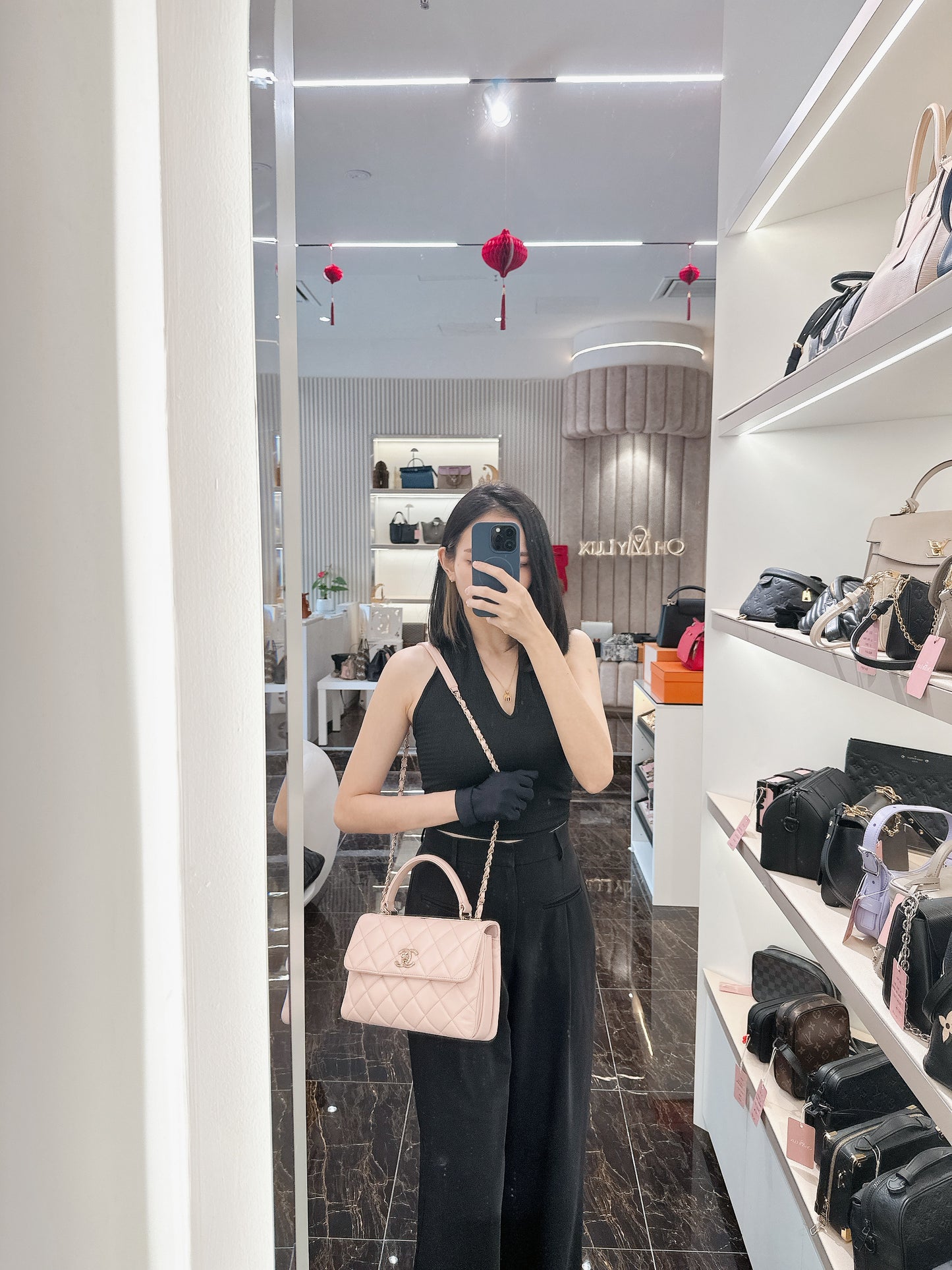 Chanel Trendy CC Top Handle Pink