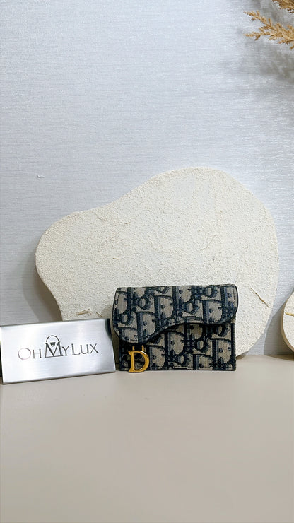 Dior Saddle Bloom Card Holder