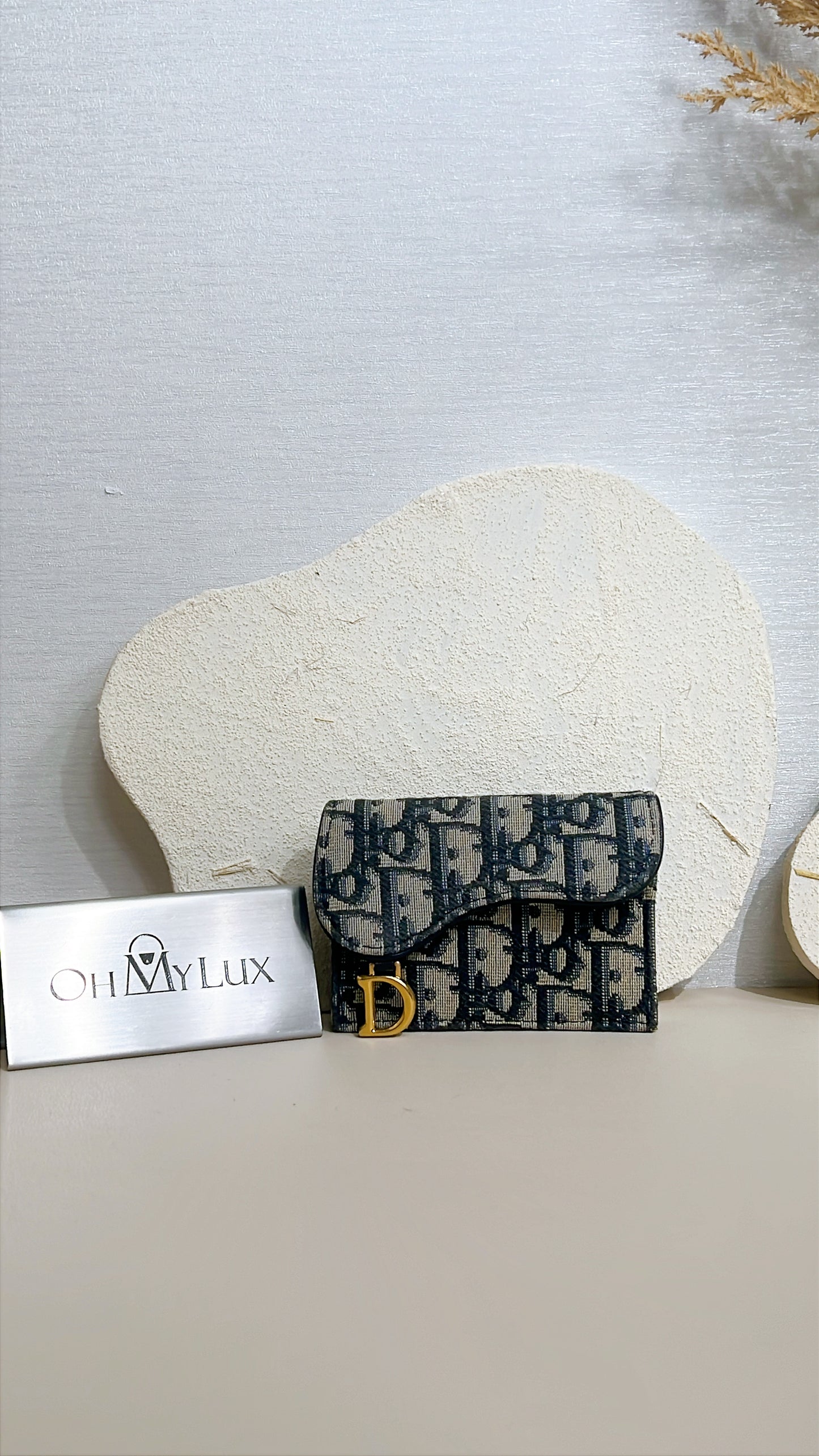 Dior Saddle Bloom Card Holder