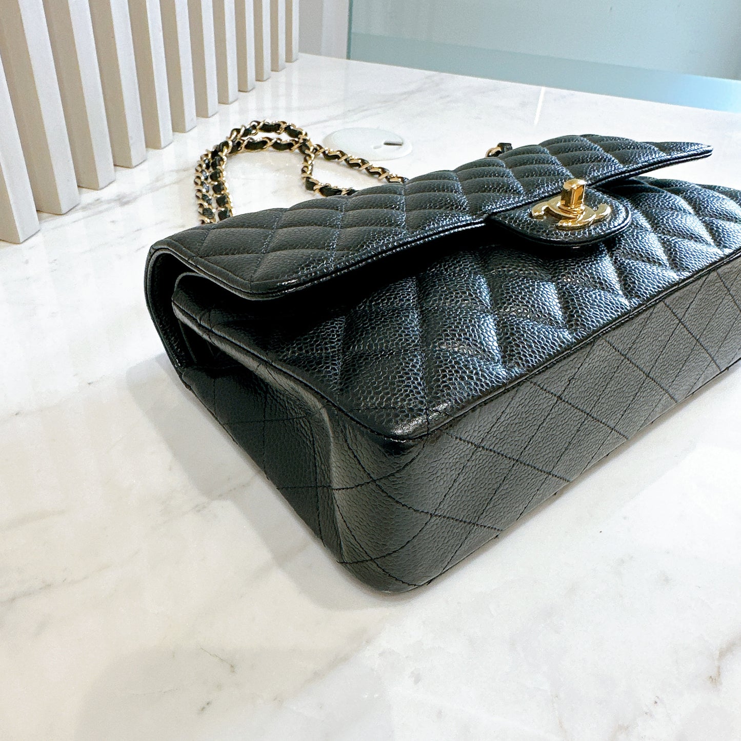 Chanel Classic Flap Medium In Black Caviar GHW