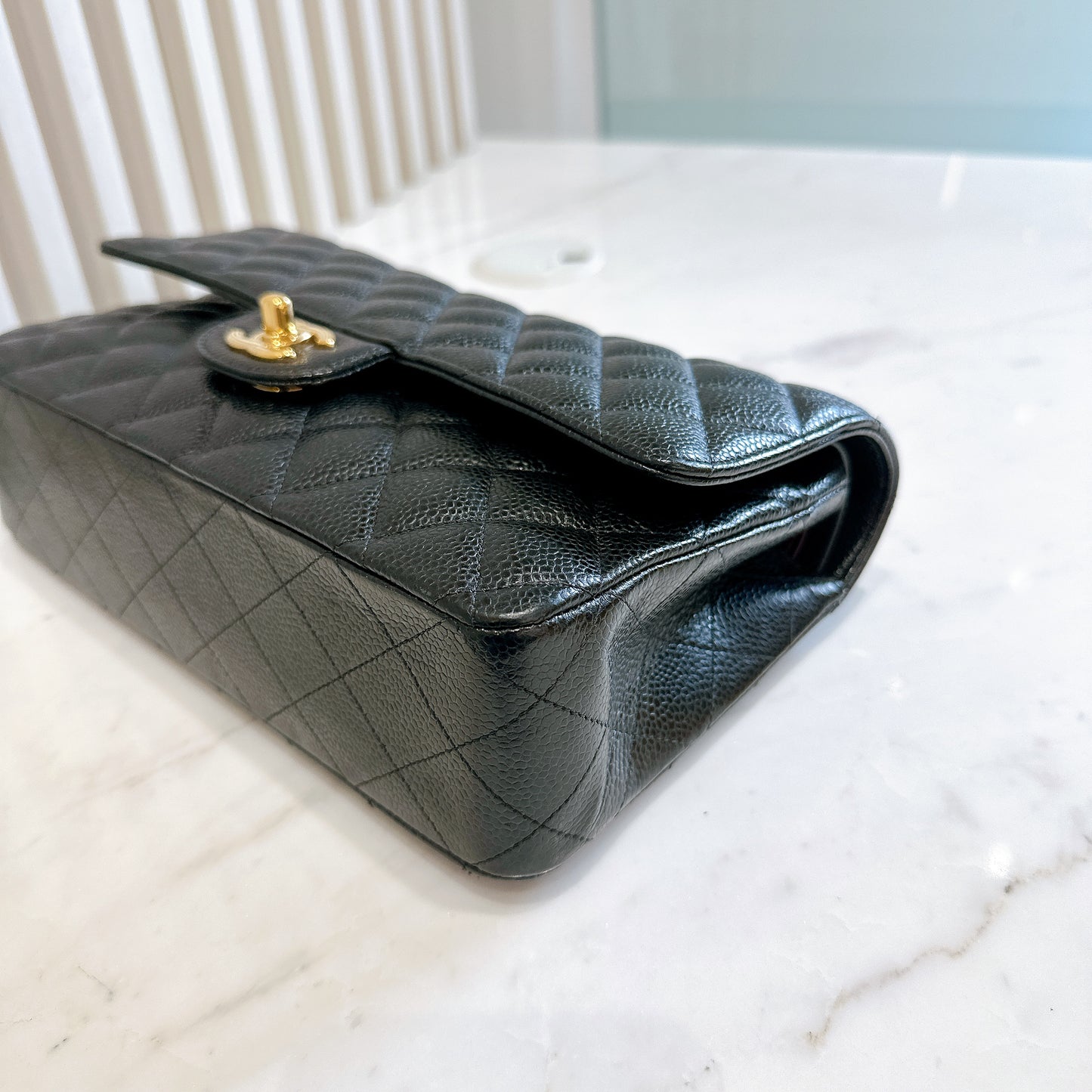 Chanel Classic Flap Medium In Black Caviar GHW
