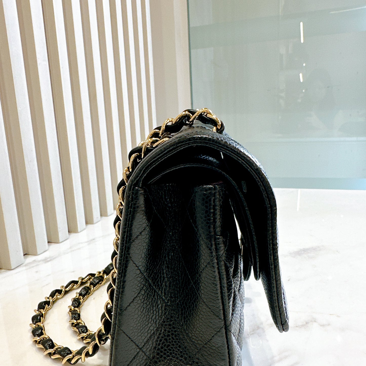 Chanel Classic Flap Medium In Black Caviar GHW