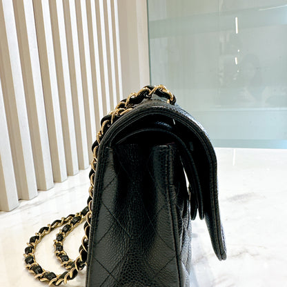 Chanel Classic Flap Medium In Black Caviar GHW