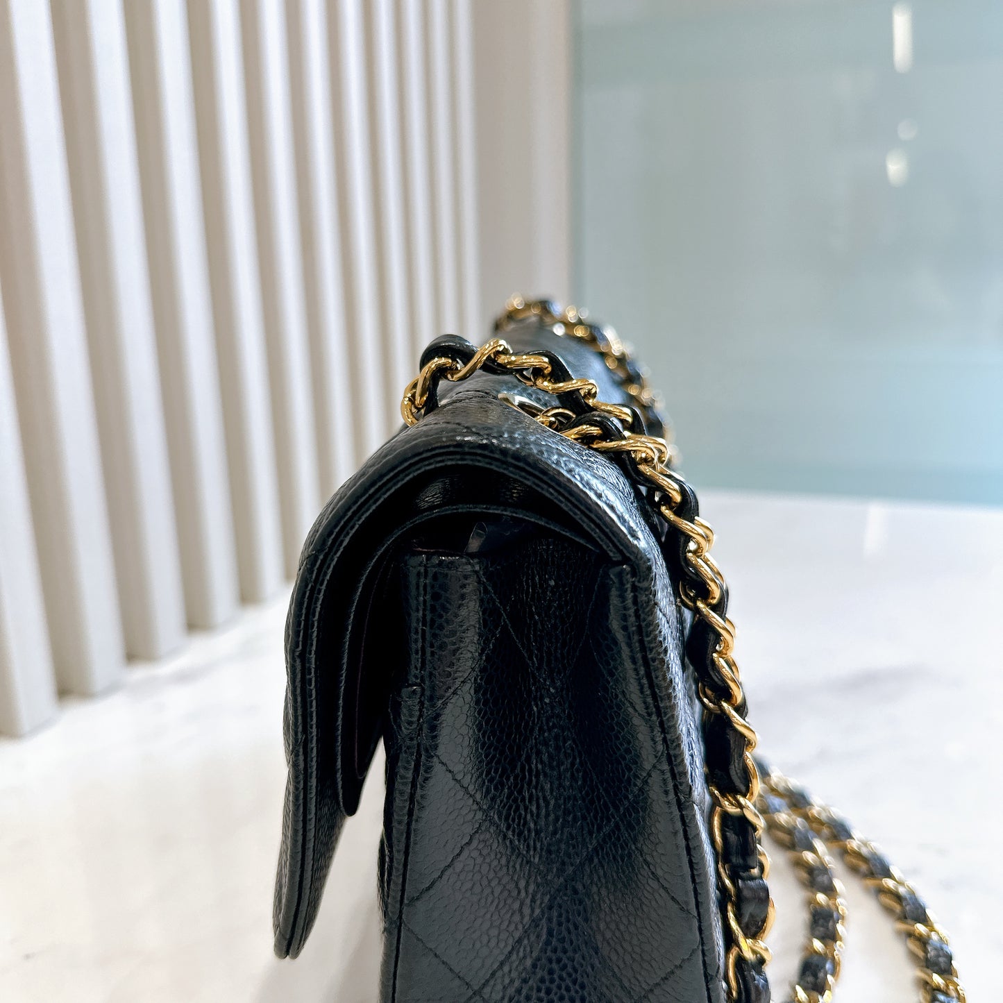 Chanel Classic Flap Medium In Black Caviar GHW