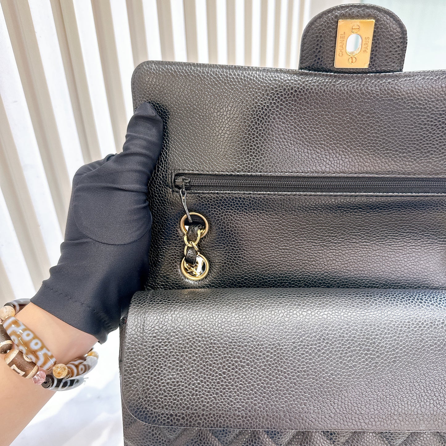 Chanel Classic Flap Medium In Black Caviar GHW
