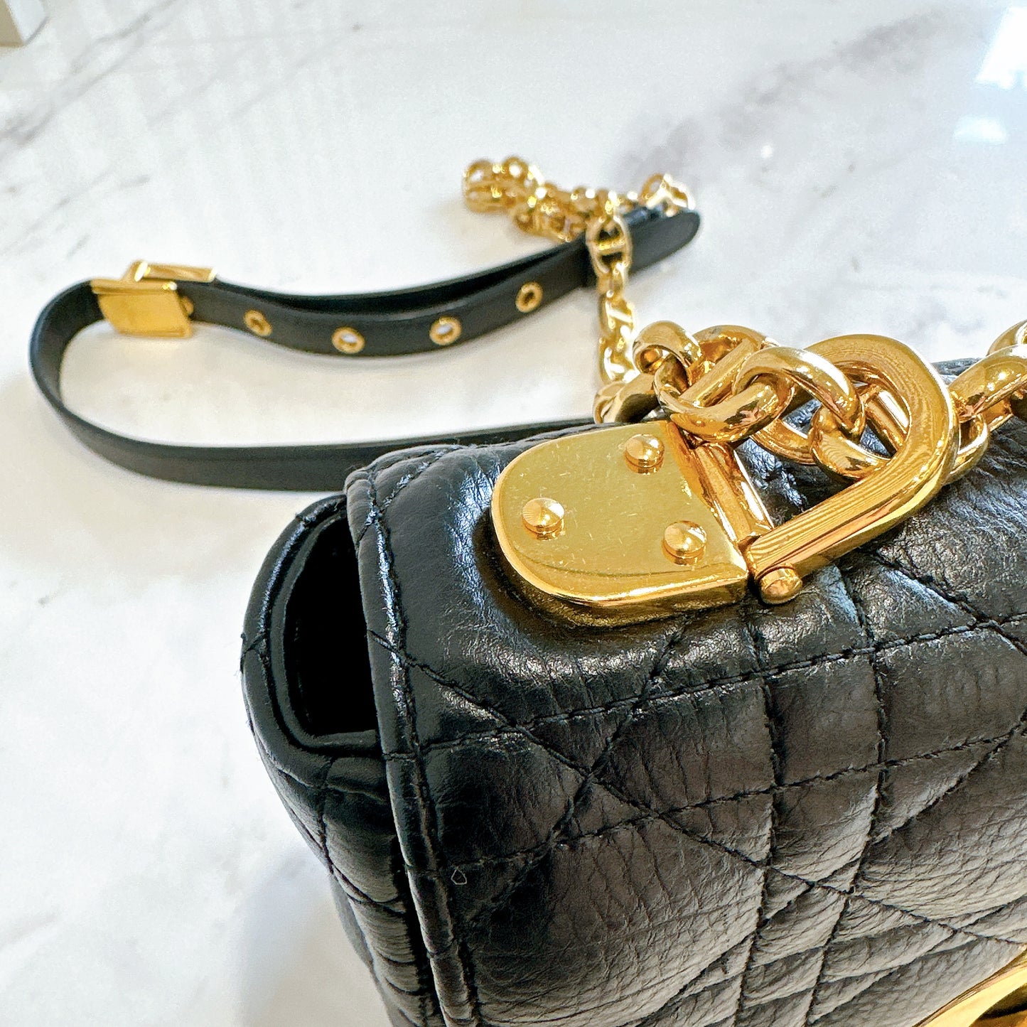 Dior Caro Small in Black
