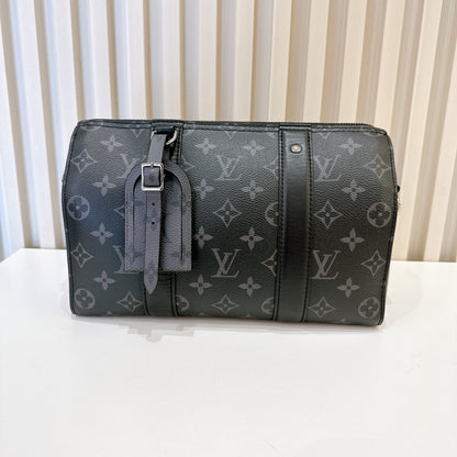 LV City Keepall in Monogram Eclipse