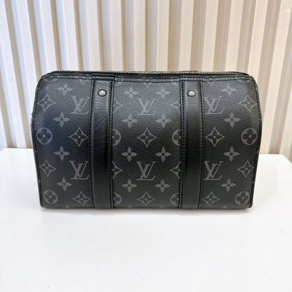 LV City Keepall in Monogram Eclipse