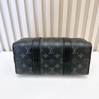 LV City Keepall in Monogram Eclipse