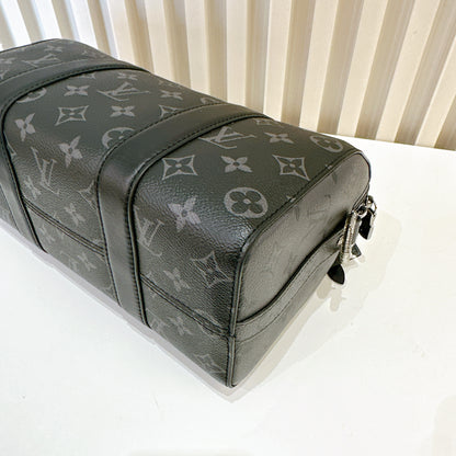 LV City Keepall in Monogram Eclipse