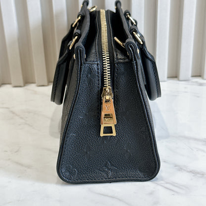 LV On the Go East West in Empriente Leather Black
