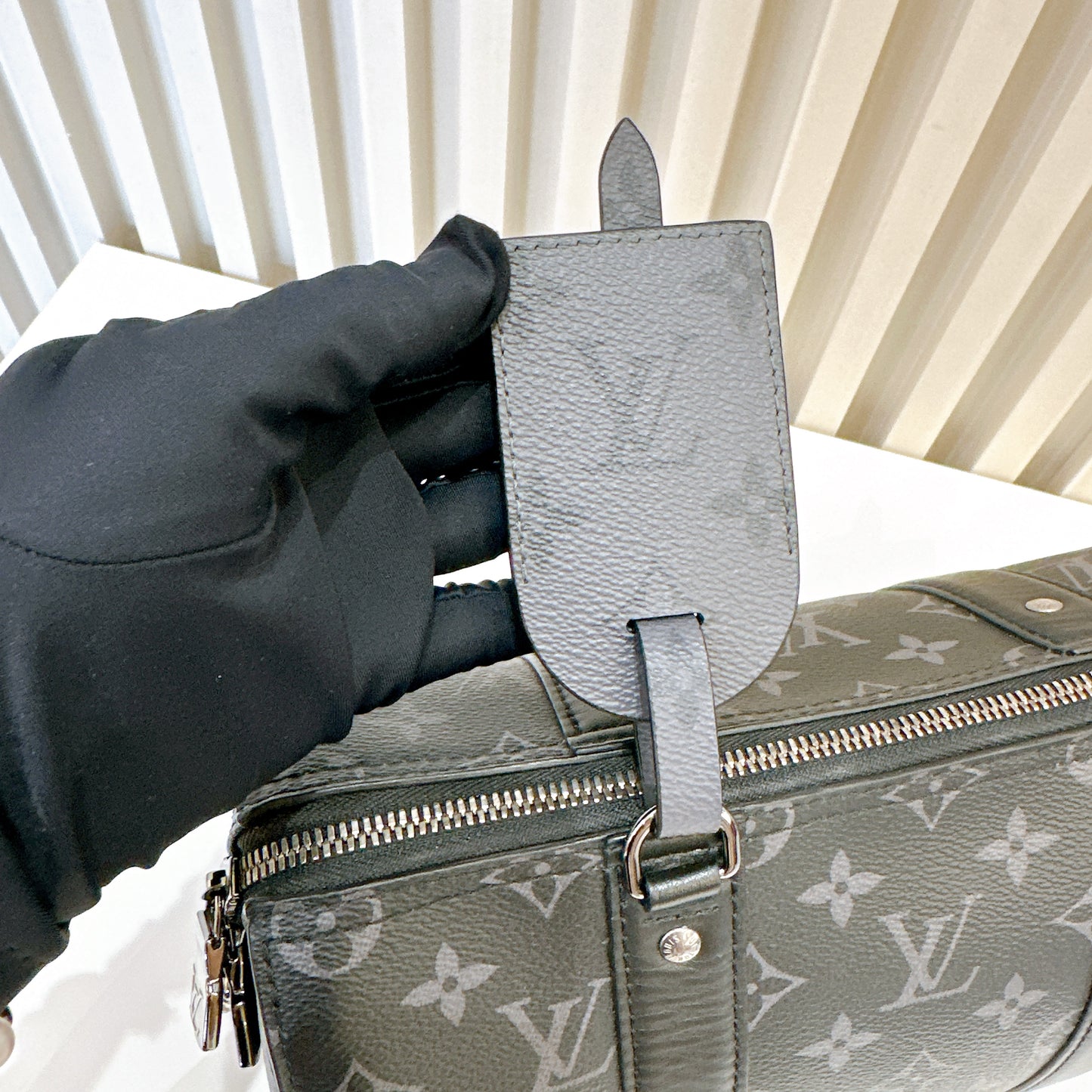 LV City Keepall in Monogram Eclipse
