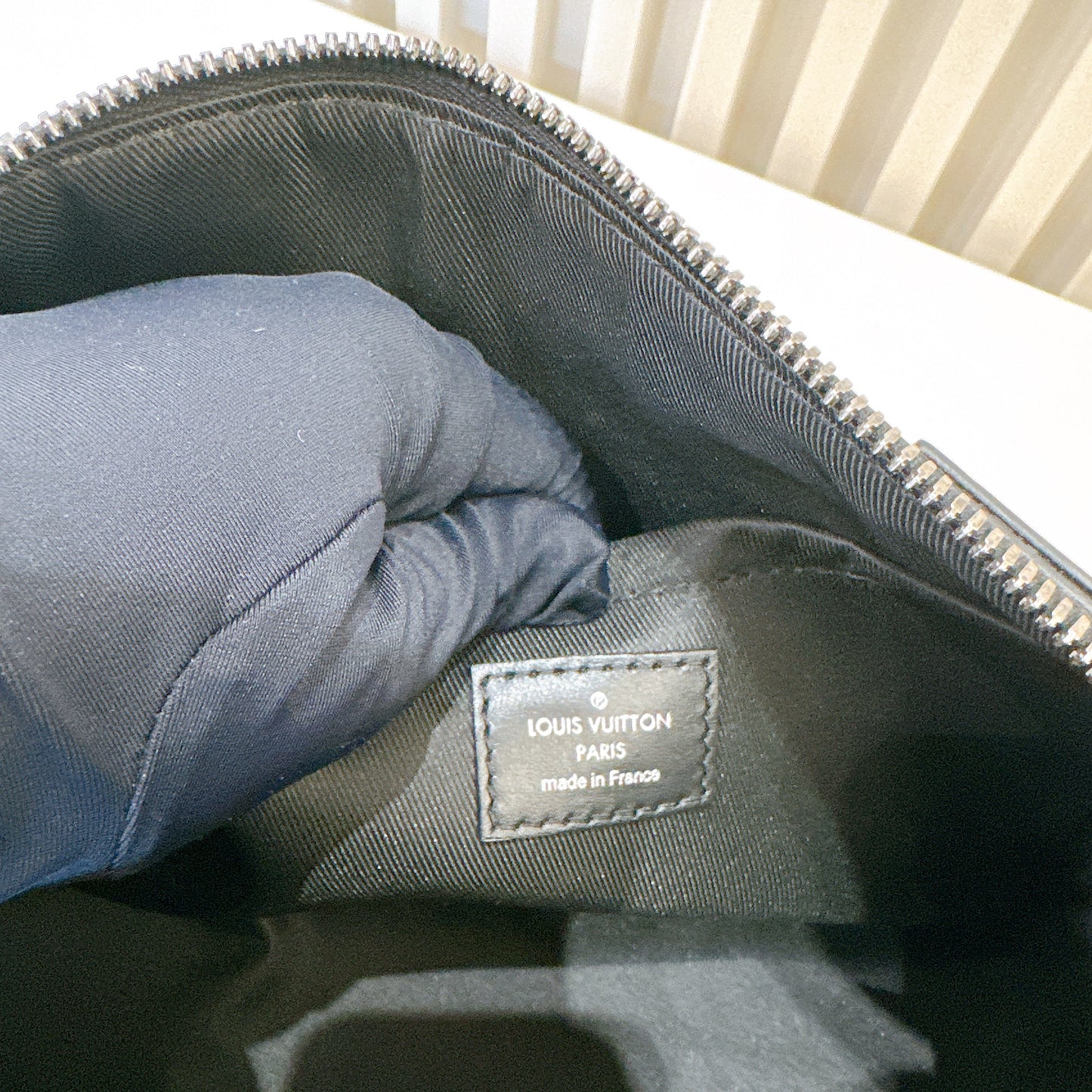 LV City Keepall in Monogram Eclipse