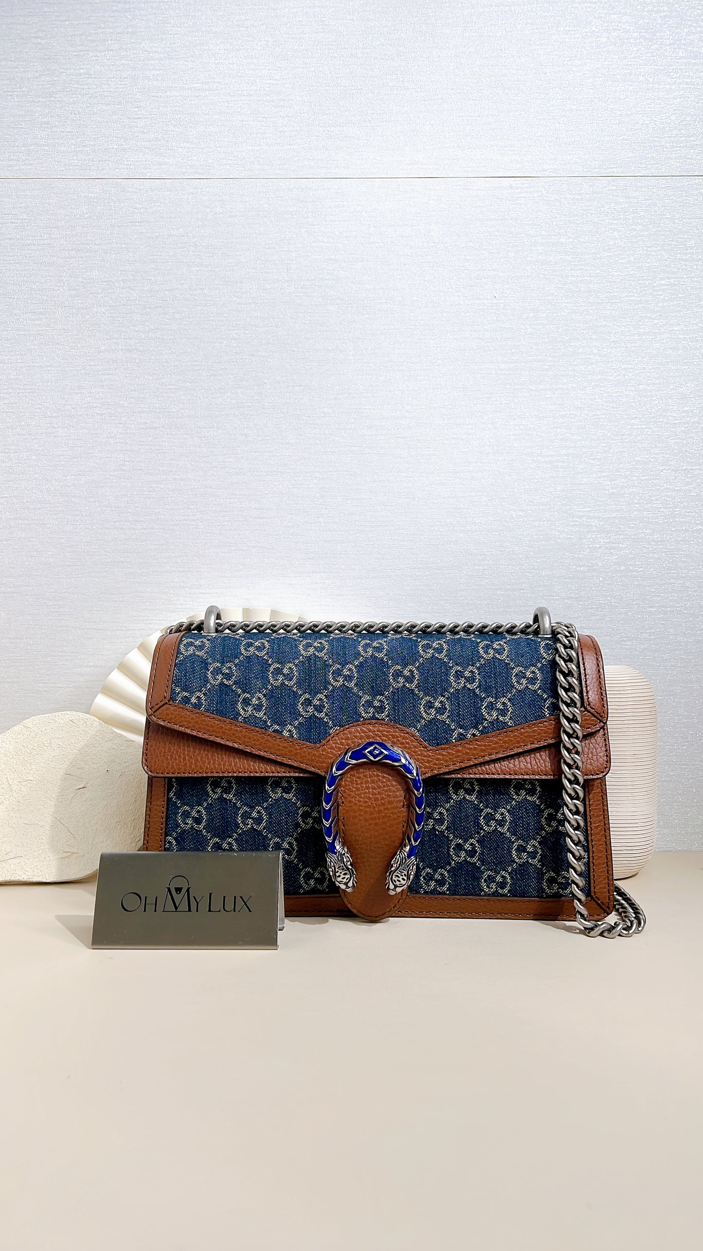 Gucci Dionysus Medium in Blue Denim
