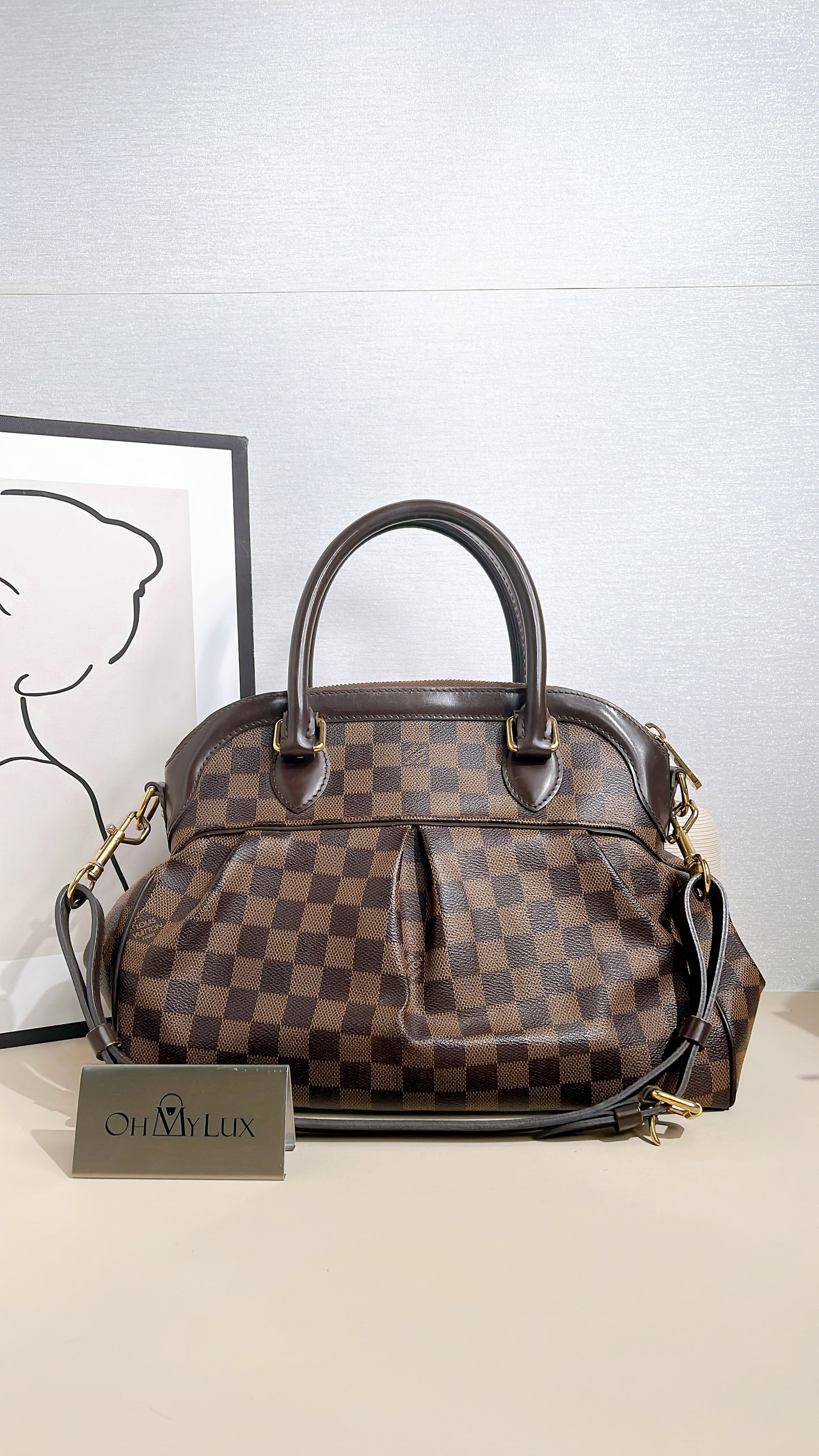 LV Damier Ebene Trevi PM