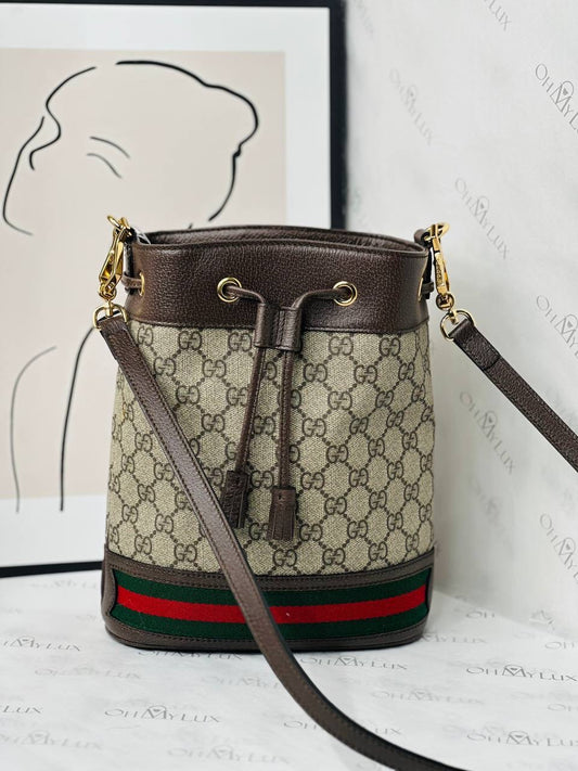 Gucci Small Ophidia Bucket Bag
