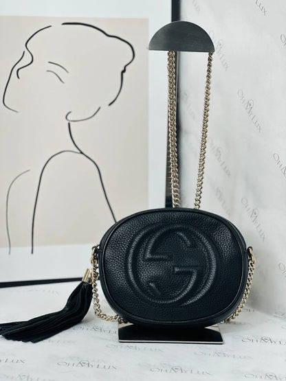 Gucci Disco Soho Chain Round Bag