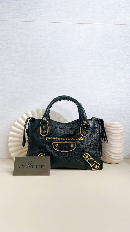 Balenciaga Metallic Edge Mini City bag