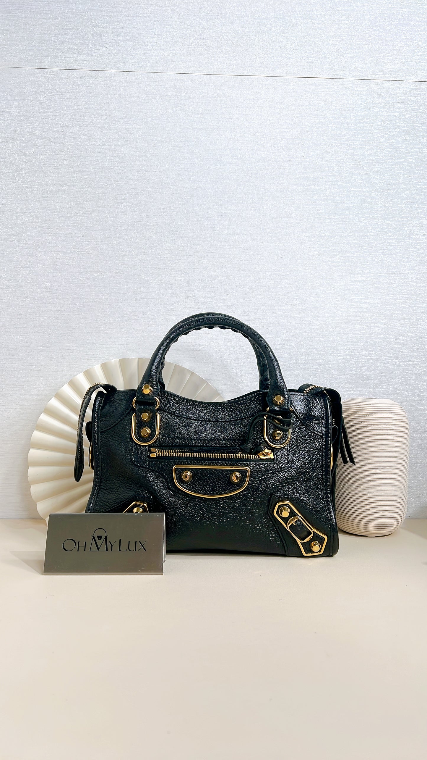 Balenciaga Metallic Edge Mini City bag
