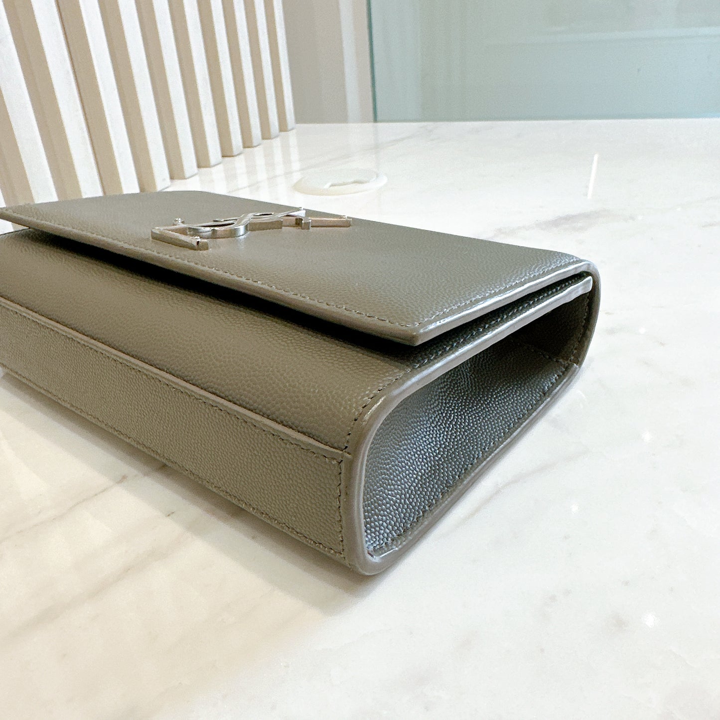 YSL Kate Small in Grey