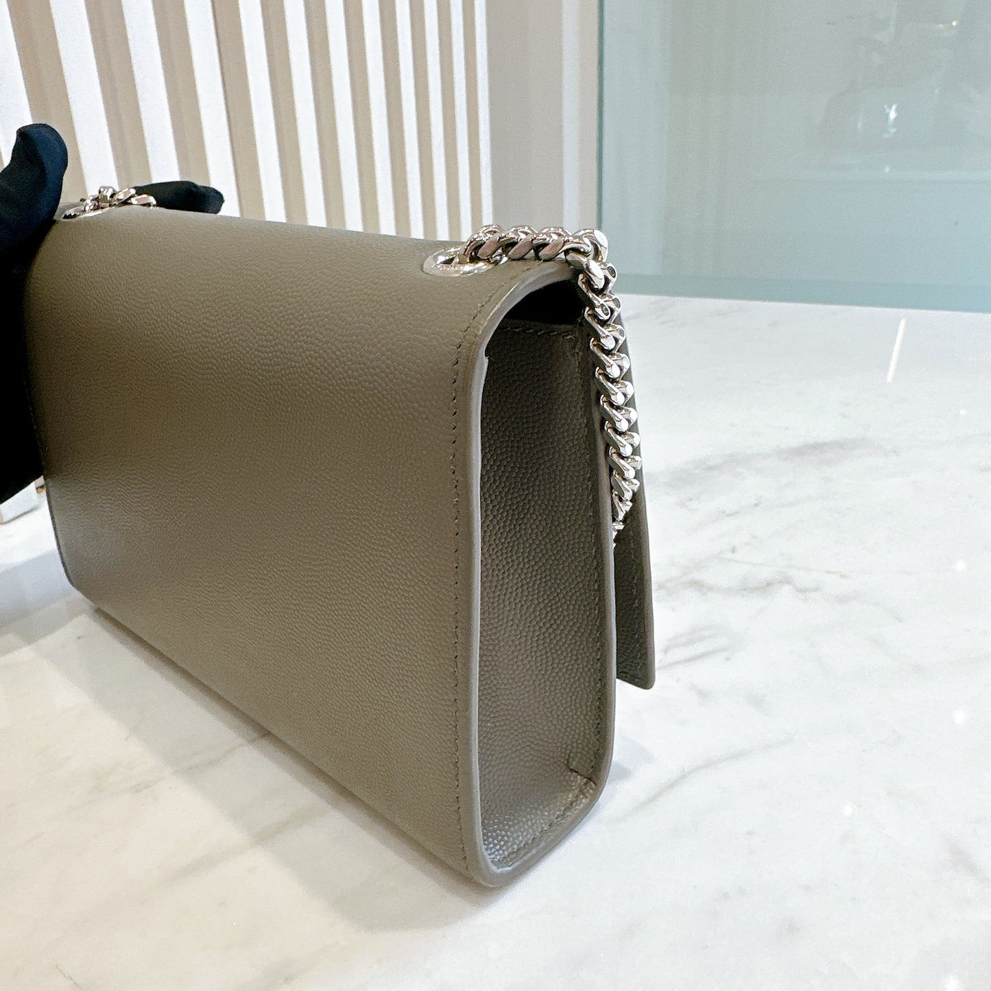 YSL Kate Small in Grey