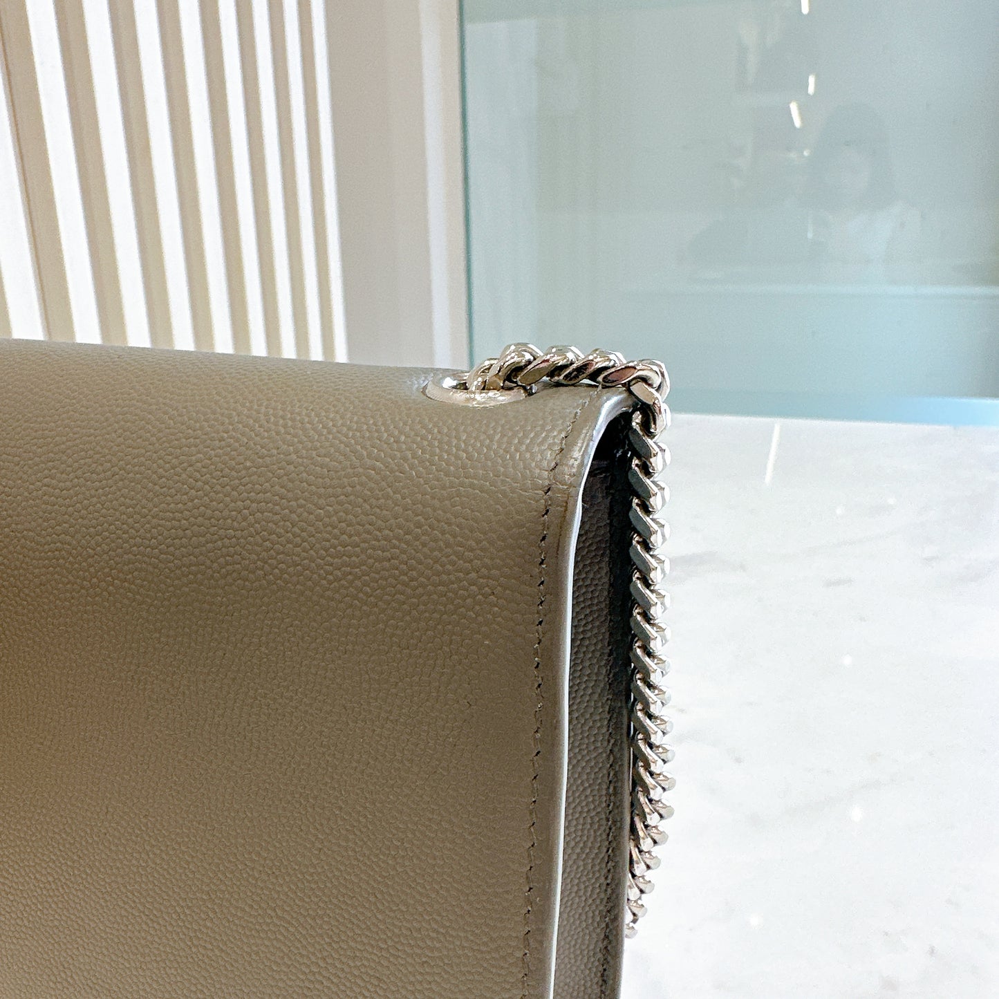 YSL Kate Small in Grey