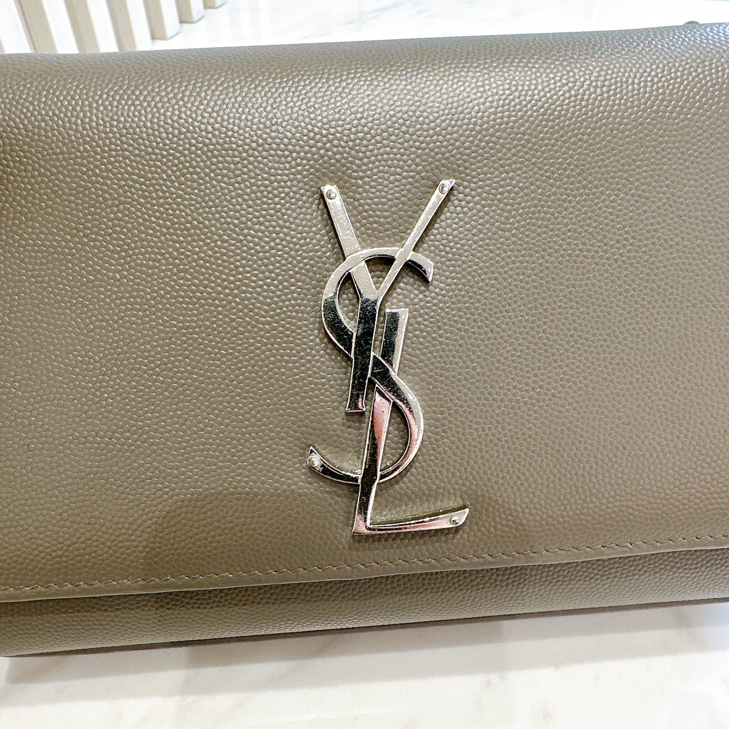 YSL Kate Small in Grey
