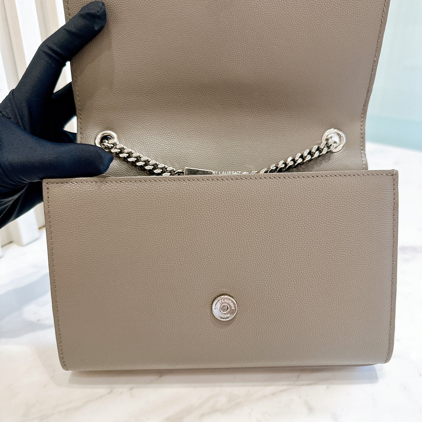 YSL Kate Small in Grey